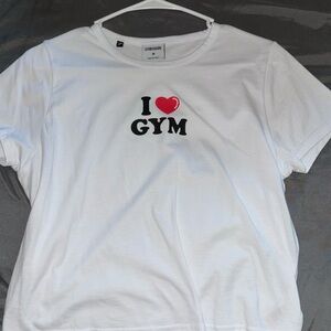 Gymshark baby tee